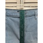 Calvin Klein Calvin‎ Klein Blue/White Striped Short Size 16 Pockets Zip High Rise Cuffed Photo 1