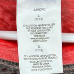 BATMAN Harley Quinn Red Gray Graphic Long Sleeve Shirt Juniors Large Size undefined Photo 10