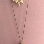 EXPRESS Geometric Two-Tier Necklace Photo 1