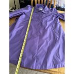 VTG J Gallery Purple Trench Coat Womens Size 5/6 English Country side Old Money Photo 5