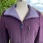 Portrait Quilted Purple Jacket Photo 2
