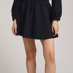 Anthropologie Daily Practice Wear Now Mini Dress XS Black Utility Grunge Goth Photo 0