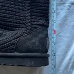 UGGs Women’s High Knitted Black Long Boots Size 6 Style 5819/ F3010H Photo 9