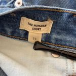 Madewell Shorts Womens 31 The Momjean Medium Wash Denim Cut Offs 3.5" Inseam Photo 5