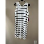 Liz Claiborne Vintage 80s  Women's Dress w/ Knit Cardigan Duster Sweater Set Photo 3