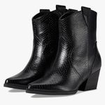 New! Dolce Vita Black Western Keilani‎ Booties Boots size 6 Photo 0