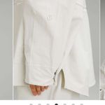 Lululemon cinch waist stretch shirt jacket bone size large Photo 5