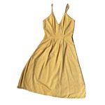 House of Harlow  1960 x Revolve Ines Dress Size XS Mustard Yellow Spaghetti Strap Photo 5