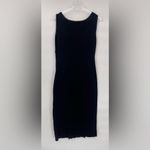 Peruvian Connection  Black Sleeveless Tank Shift‎ Dress Pima Cotton size large Photo 1