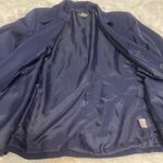 Metrostyle navy blue 4 button suit jacket blazer woman’s size 18 Photo 2