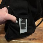 Cider Black Overalls Romper Photo 2