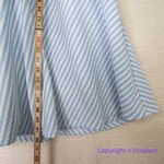 Hutch Anthropologie baby blue and white Bowtie Dress, women plus size 1X Photo 7