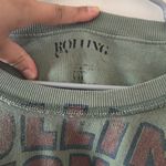 Urban Outfitters Green  Rolling Stones Graphic Sweatshirt Photo 3