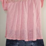 The Hanger 5/$25 E M Pink Embroidered Short Sleeve Shirt Small Photo 2