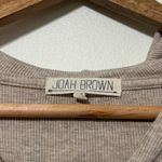 Joah Brown  Bungalow Hoodie Oatmeal Ribbed One Size Photo 2