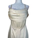 NBD  Aella Gown in Champagne Medium New Womens Long Maxi Dress Photo 6