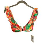 Ramy Brook NWT Ramy‎ Brook Palm Printed Siena Bikini Top Size Small Photo 7