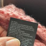 H&M | Pink High Neck Chunky Knit Cropped Sweater Sz S Photo 8