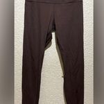 Lululemon Align Ribbed High Rise Pants 28” Leggings Expresso Color Size 12 Photo 4