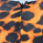 Beautiful XXL Orange and Black Bodycon Dress for a Night Out Photo 6