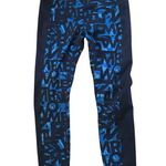 Sweaty Betty  Power Full Length High Waisted Printed Navy Legging Sz L NEW Photo 3