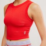 NWT FP Movement by Free People FP Movement Free Throw Crop Muscle Tank Top Pink Size XL Photo 0