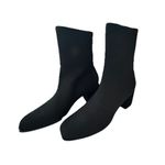 Eileen Fisher  Dahlia Knit Stretch Block Heel Ankle Booties Shoes Black Size 10 Photo 5