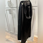 Source Unknown Vintage 1950s Women’s Black Dress Coat with‎ Fur Collar Hollywood Glamour Large Photo 10