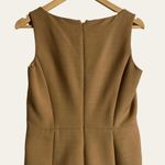 Tory Burch Azalea Camel Tan Wool Sleeveless Sheath Dress Size 4 Photo 5