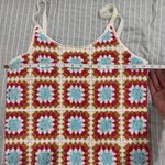 Willow and Wind Crochet Sundress Cotton‎ Blend Women’s S White Blue Pink Photo 4