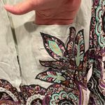 Groovy silk pastel paisley ETRO silk blouse flowy luxury maximalist dreamycore Green Size M Photo 10