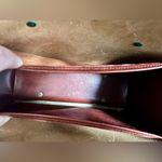 Etienne Aigner Vintage ‘Antic Red’ Leather Turnlock Satchel with Original Tags Photo 8