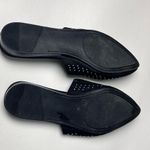 SO  Women's Black and Silver Embellished Backless Flat  Mule Sz 7 Photo 3