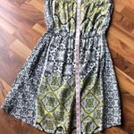 O'Neill O’Neill Boho Strapless Sun Dress Black Yellow Medium Photo 9