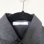 AGLINI Shirtmakers Dark Grey Peplum Long Sleeve Top Size XS Photo 3