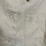 Gap Women's Jacket Shirt Linen Button Pockets Collar Cream Beige Size XSmall Photo 1