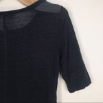 Banana Republic Heritage Grey Linen T Shirt Silk Trim Sz Small Photo 10