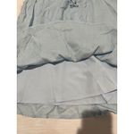 Princess Polly Blue Eyelet Lace Tie Front Tiered Mini Dress US 6 Photo 3