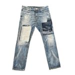 Ralph Lauren Polo  Men's Distressed Denim Jeans Blue‎ Size 29 Straight Fit Photo 5