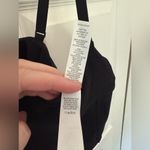 Aerie  American Eagle Black Recharge Top Least Support Long Length Crop Small Photo 5