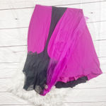 Madison James Fuchsia and Black Evening Prom Dress Size 6 Photo 2