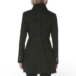 Laundry by Shelli Segal Black peplum midi wool Coat Photo 2