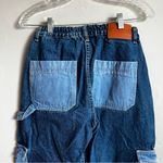 Princess Polly Boston Patchwork Mixed Denim Baggy Cargo Carpenter Denim Jeans Photo 7
