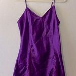 Victoria's Secret Vintage  Gold Label Purple Lace Satin Slip Chemise Size Medium Photo 0