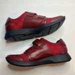 Gucci Red Leather Monogram Leather Canvas Velcro Size 7.5B Photo 4
