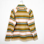 Eddie Bauer | Striped 1/4 Quarter Zip Fleece Long Sleeve Top Sz. Large Photo 2