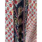 Lucky Brand  Womens Sheer Blouse Plus Size 2X Americana Boho Chiffon Mixed Print Photo 4