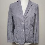 Banana Republic  Navy Pinstripe Nautical Blazer Size Small Photo 0