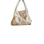 Coach Madison Op Art Phoebe Shoulder Bag Khaki Gold Hardware Photo 4