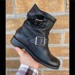 Jimmy Choo  Black Short Biker Boots 38 Photo 6